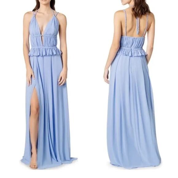 Dress the Population Light Blue Maxi Dress - Picture 1 of 9